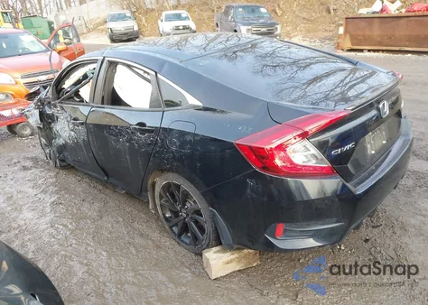 2020 Honda Civic Sport из США, поврежденный, VIN 19XFC2F89LE208416